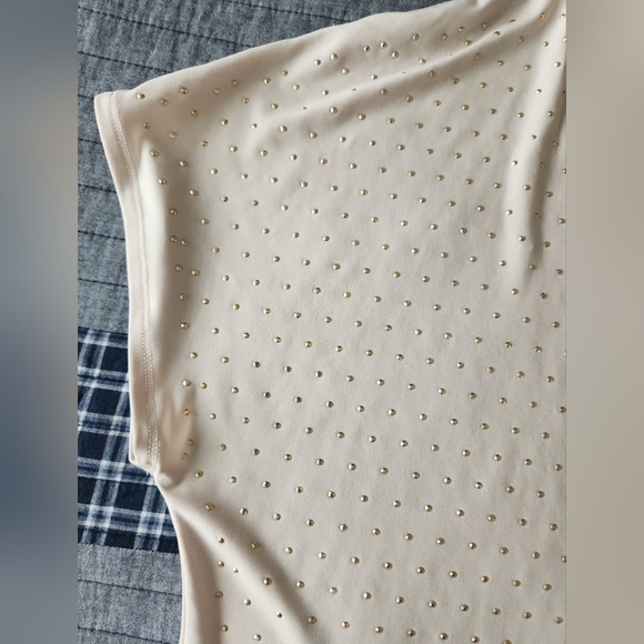 🔥 Jennifer Lopez beige sequin top 🔥 - Picture 3 of 8